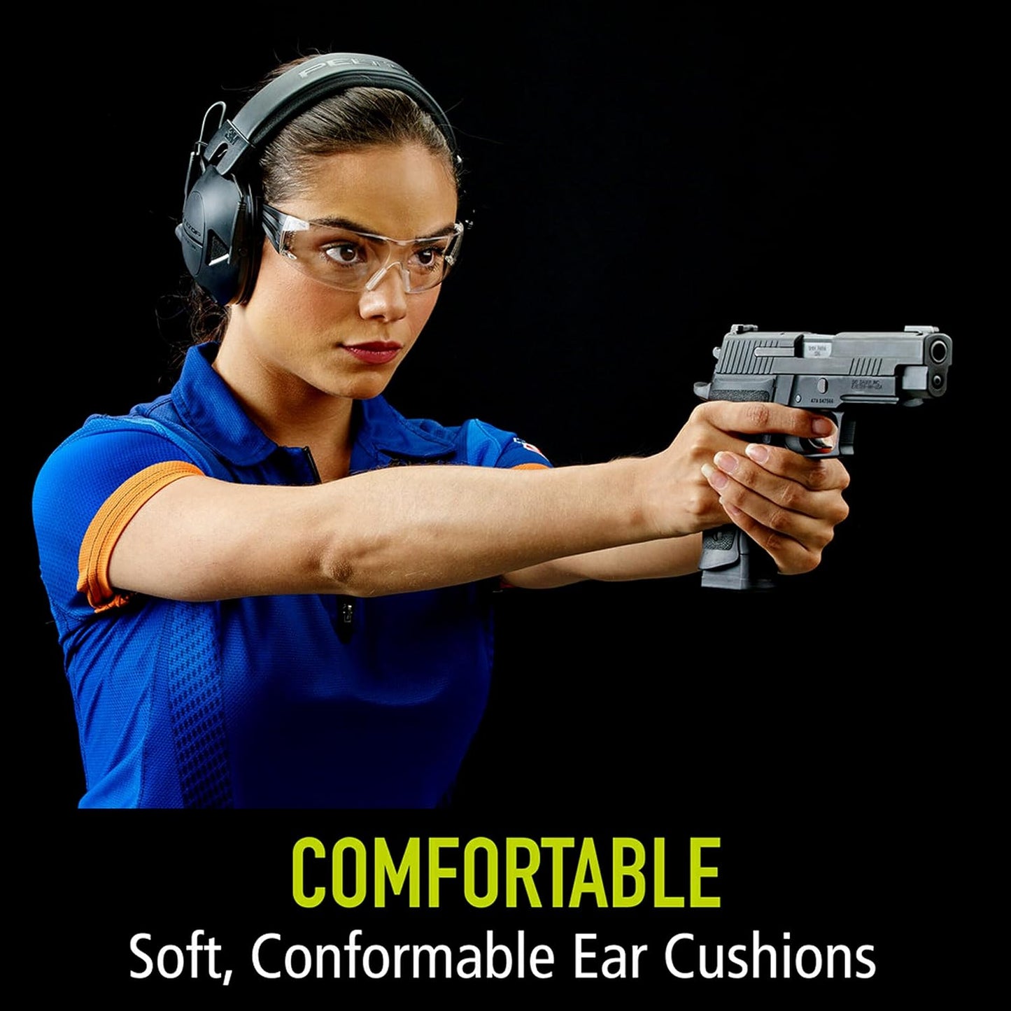 Sport Tactical 100 Electronic Hearing Protector, Ear Protection, NRR 22 Db, Ideal for the Range, Shooting and Hunting, TAC100-OTH