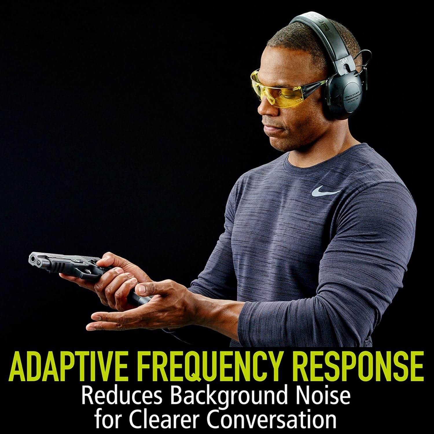Sport Tactical 100 Electronic Hearing Protector, Ear Protection, NRR 22 Db, Ideal for the Range, Shooting and Hunting, TAC100-OTH
