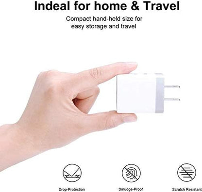 USB Charging Plug, Wall Charger Adapter,  3Pack Universal Travel 3.1A 3Muti Port Fast Charging Block Compatible with Iphone 17 16 15 14 13 SE 12Pro,Samsung Galaxy S26 S25 S24 S23 Ultra, Google